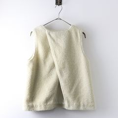evam eva water linen po E211T010 リネン プルオーバー ブラウス シャツ ベージュ レディース エヴァムエヴァ【中古】6-0221M∞ エヴァムエヴァ evam eva E211T010 water linen po リネン プル