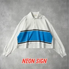 NEON SIGN 19SS BRIT BIG POLO SHORT 46 ビッグポロシャツ オーバーサイズ 半袖 人気 日本ブランド 0-71-903のサムネイル