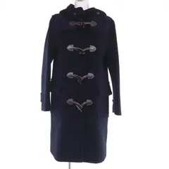 美品✨オールドイングランド ヘリンボーン ウール100% ダッフルコート 紺色 OLD ENGLAND 《women's》 80-90s イギリス製 ヘリンボーン ウール