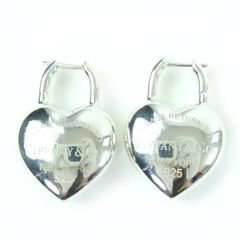TIFFANY&Co. ティファニー リターントゥ フルハート ピアス 刻印 白 