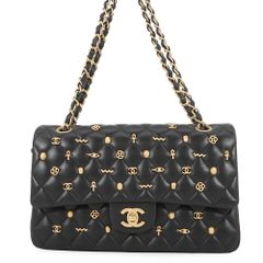 CHANEL マトラッセ25 ソーブラック 希少 チェーンショルダー 黒 - メルカリ