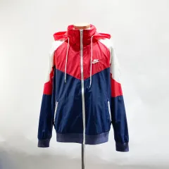 ナイキ メンズ カジュアル フード ウィンドブレーカー ジップアップ M ジーンズ センス