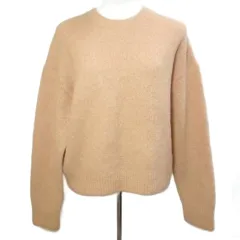 B&Y ユナイテッドアローズ BEAUTY&YOUTH ビューティー&ユース 美品 アルパカブレンド シャギー ニットプルオーバー セーター 長袖 厚手 ドロップショルダー シャーベット オレンジ系 16131000006 /X