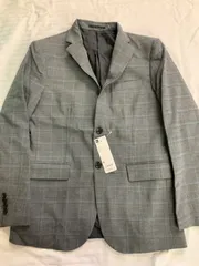 GU ジーユー  テーラード テーラードジャケット ジャケット コート  チェック グレー