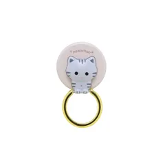 【新品】 ねこちゃんのスマホリング さばとら RING-NEKO02