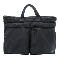 美品 PORTER ポーター 吉田カバン TANKER SHORT HELMET BAG ショート ヘルメットバッグ トートバッグ カバン 鞄 黒 ブラック メンズ 古着 中古 USED