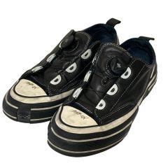 Y's x Vessel コラボ レザースニーカー 22.0ダイヤル式 黒 - メルカリ