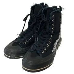 良品 Yohji Yamamoto × VESSEL ヨウジヤマモト ハイカットスニーカー FR-E05-864 サイズEU39 25.0cm ブラック メンズ レディース 古着 中古 USEDのサムネイル
