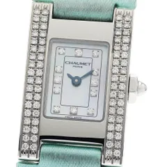 ショーメ Chaumet W01212-055 スタイル レクタングル 12P ダイヤベゼル クォーツ レディース 保証書付き_949118のサムネイル