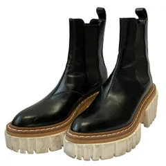 良品 STELLA McCARTNEY ステラマッカートニー エミリー プラットフォーム チェルシーブーツ 37 ブラック レディース 古着 中古 USEDのサムネイル