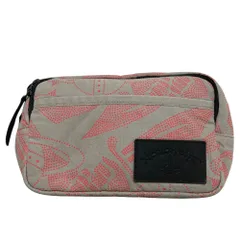 美品 Vivienne Westwood ヴィヴィアンウエストウッド アングロマニア ウエスト ボディバッグ グレー×レッド メンズ レディース 古着 中古 USED