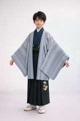 新品【グレー】utatane かぷり 七五三 5歳 袴 男の子 - メルカリ