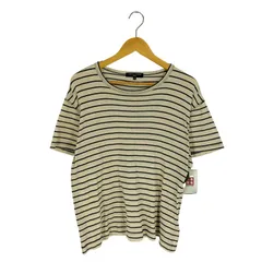 コムデギャルソンオム COMME des GARCONS HOMME AD2010 11SS ボーダー コットン リネン S/S  Tシャツ メンズ JPN：S 
