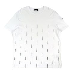 モンクレール グラデーションロゴ Tシャツ ホワイト M 国内正規品