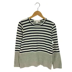 コムデギャルソンシャツ COMME des GARCONS SHIRT フランス製 ボーダー 切替 L/S カットソー レディース JPN：S のサムネイル