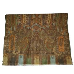 ETRO エトロ ペイズリー柄 ストール ウール シルク イタリア製