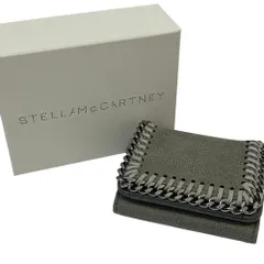 未使用 STELLA McCARTNEY ステラマッカートニー ファラベラ 三つ折り財布 ミニウォレット 521371 グレー レディース 古着 中古 USED
