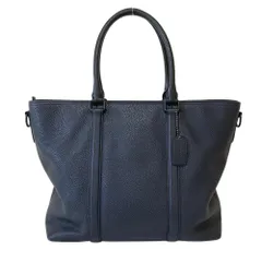 良品 COACH コーチ メトロポリタン レザー トートバッグ ブラック  メンズ 古着 中古 USED