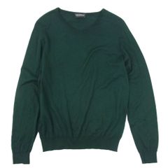 美品✨Christian Dior Vネックニットセーター アンゴラ グリーン 