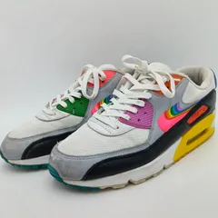 NIKE ナイキ Air Max 90 Betrue エアマックス90ビートゥルー CJ5482-100スニーカー 28cm 白/灰 ホワイト/グレー レインボーフラッグ D-3-4