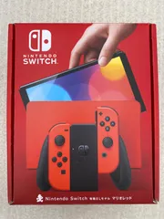 ◆Nintendo Switch 有機ELモデル マリオレッド　0013840760　動作品