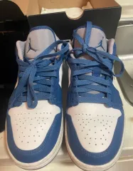 ナイキ エア ジョーダン1 ロー ブルー 白