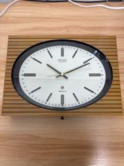 超希少 昭和レトロ SEIKO QA565 ミッドセンチュリーデザイン 掛け時計