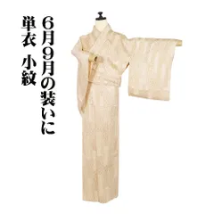 の公式オンラインストア 附け下げ(袷) (紬しゃれ着 杢目絞り櫛紋様 金