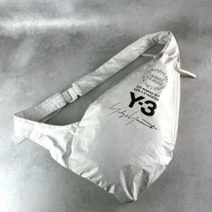 Y-3 Sling bag logo print White - メルカリ