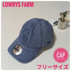 ローリーズファーム　ウォッシュドCAP NEW ERA　102577　帽子　ブルー