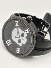 起動品】CHRISTIAN AUDIGIER メンズ 腕時計 スカル文字盤 - メルカリ