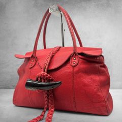 TRES Black Tote Horn Toggle Braided y2k - メルカリ