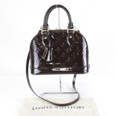 【価格改定】良品『USED』LOUIS VUITTON【ルイ・ヴィトン】 M91678/CT0121 アルマBB アマラント ショルダーバッグ モノグラムヴェルニ レディース