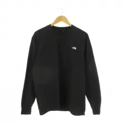 ザノースフェイス THE NORTH FACE Tシャツ カットソー ロンT アウトドアウエア L 黒 ブラック 無地 ラウンドネック 長袖 /CK30 ■ECE004