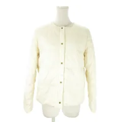 オペークドットクリップ OPAQUE.CLIP MULARD DOWN ダウンジャケット 上着 38 白 ホワイト ノーカラー 長袖 キルティング /AO12 ■ECA004のサムネイル