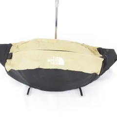 超美品『USED』THE NORTH FACE【ザ・ノースフェイス】バイカラー ボディバッグ ユニセックス イエロー/ブラック デイリーバッグ アウトドア