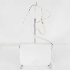 『USED』GUCCI【グッチ】26・007・0064 オールドグッチ ショルダーバッグ レザー ホワイト レディース ハイブランド コンパクト ポシェット