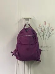 Kipling バックパック PURPLE パープル + キーホルダー 含む