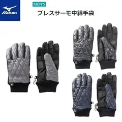 MIZUNO(ミズノ) ブレスサーモ 中綿手袋 男性用 [C2JY9637]