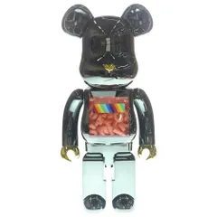 MEDICOM TOY (メディコムトイ) BE@RBRICK J.S.B. 4TH Ver. 1000% 三代目J Soul Brothers ベアブリック フィギュア 人形 ブラック/ゴールド