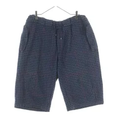 OAMC (オーエーエムシー) Houndstooth Check Shorts ハウンドトゥース チェック柄 ハーフパンツ ショーツ ネイビーのサムネイル
