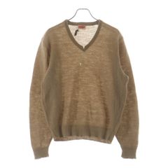 VINTAGE ヴィンテージ 70s モヘアウール Vネック モヘアセーター ベージュ VINTAGE (ヴィンテージ) 70s モヘアウール Vネック モヘアセーター