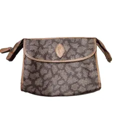 イヴサンローラン YVES SAINT LAURENT YSL セカンドバッグ クラッチバック ジラフ柄 キリン柄 ベージュ ☆AA★ ■GY99