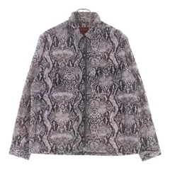 SUPREME (シュプリーム) 20AW Snakeskin Corduroy Zip Up Shirt スネークスキン ジップアップ コーデュロイジャケット ピンクのサムネイル