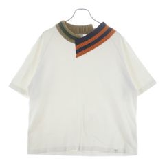 FENDI フェンディ ウール ニット 半袖 セーター グリーン レディース FENDI - FENDI フェンディ ウール ニット 半袖 セーター グリーン