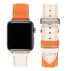 【新品】 [MODIGI] コンパチブル アップルウォッチ バンド レザー Apple Watch用 ベルト 本革 高級 手作り Veau Swift皮 40mm 41mm 42mm 44mm 45mm 46mm 49mm Apple Watch Ultr 1