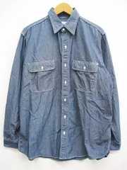 nanamica インディゴシャンブレーシャツ　M SUGF157 良品 nanamica ナナミカ インディゴ シャンブレーシャツ SUGF157