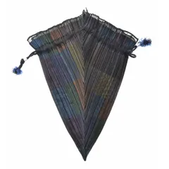 【ISSEYMIYAKE】タマムシ プリーツ 巾着 ポーチハンドバッグのサムネイル