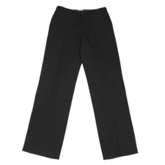 ヨウジヤマモト ダーバンYohji Yamamoto DURBAN A.A.R ウールチェック織りパンツ 黒XLのサムネイル