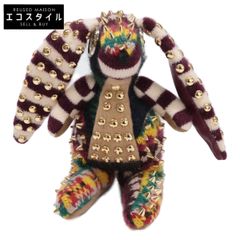 美品 レア バーバリー ラビット グラフィティ チャーム - メルカリ